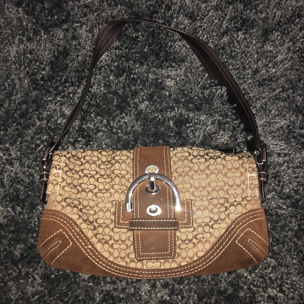 Small brown Coach purse